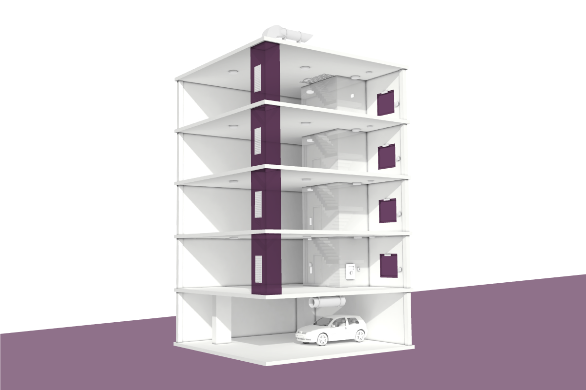 Natural Smoke Ventilation Diagram